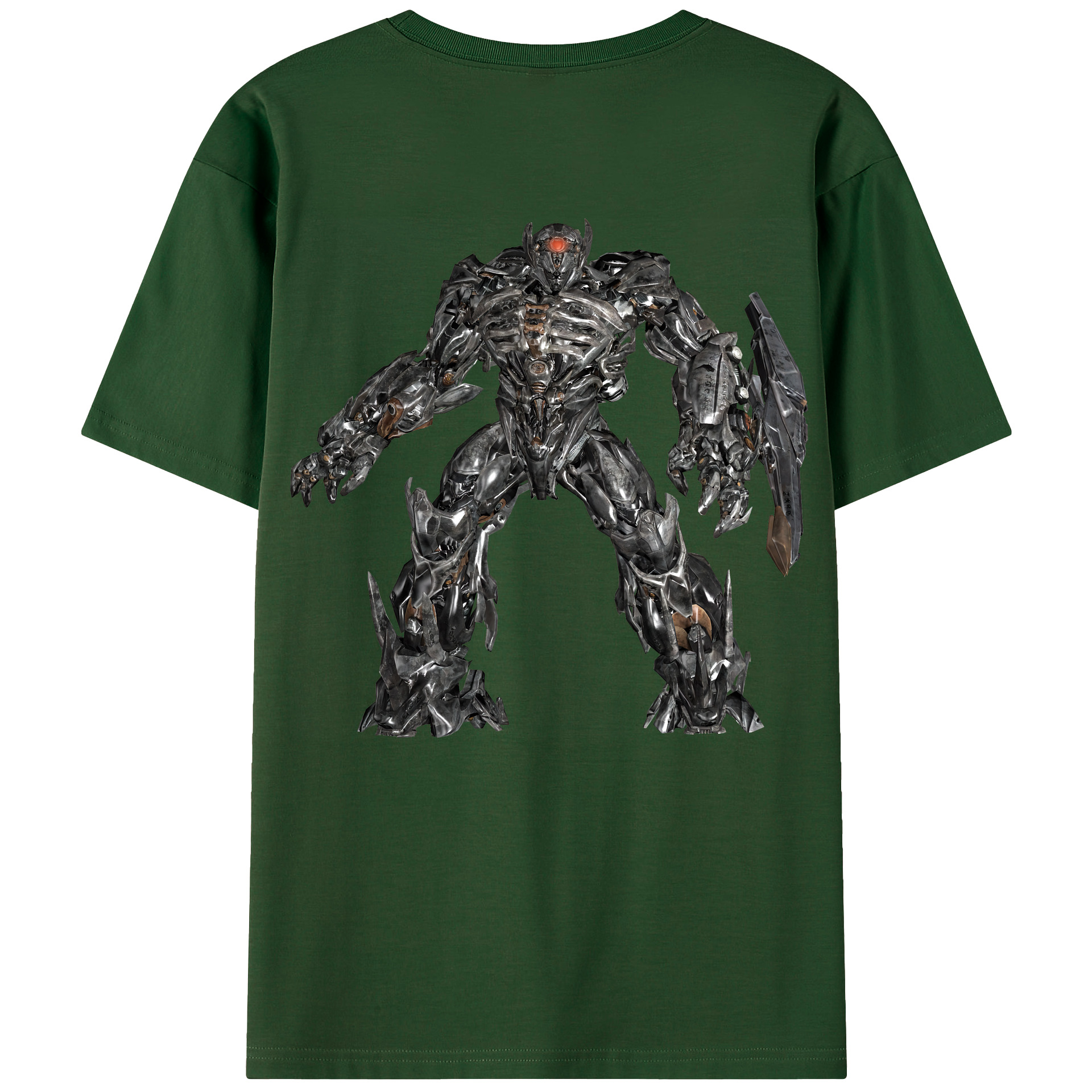 （画像用） Transformers トランスフォーマー 綿100％半袖Tシャツ（背面プリント）